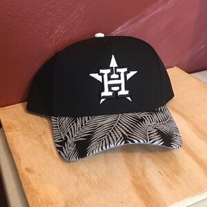 Houston Astros floral Black Cap with Palm Leaf Brim snapback MLB baseball new